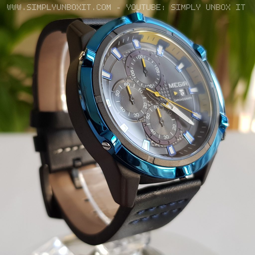 Blue beautiful watch from Megir. Model 2062 – ML2062G.