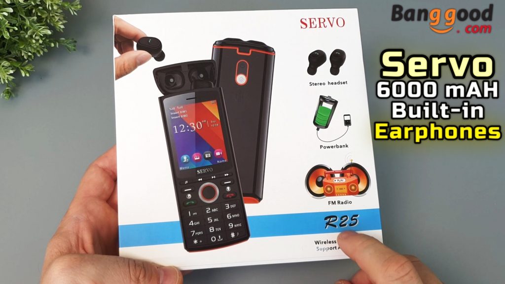 Servo R25 – Phone with built-in TWS earphones and 6000 mAh battery