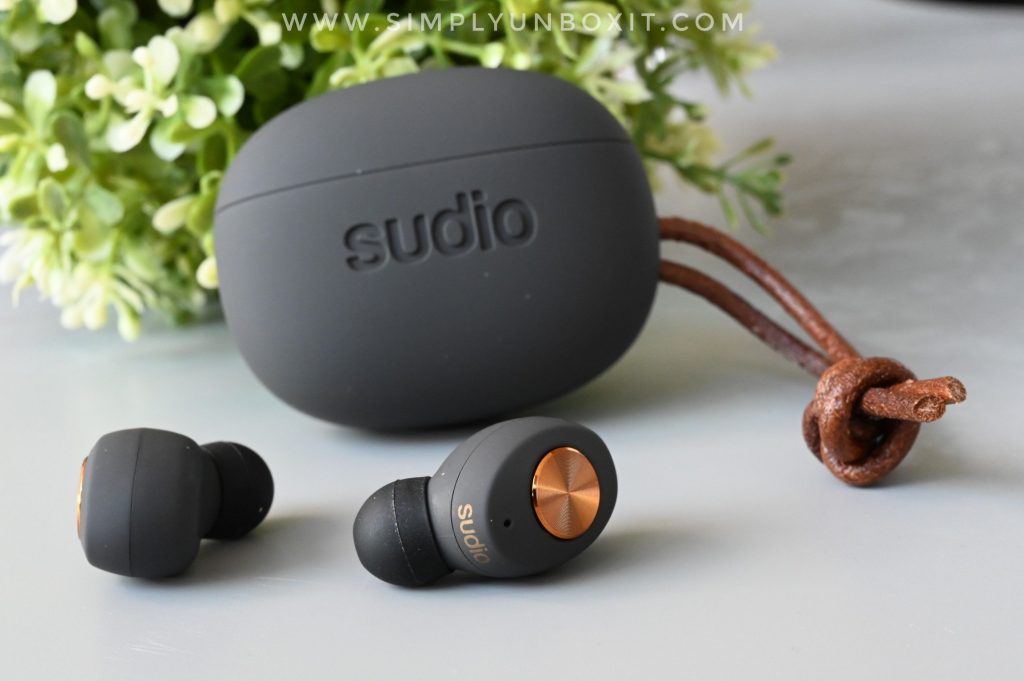 Sudio Tolv TWS Earphones with graphene drivers and volume controls